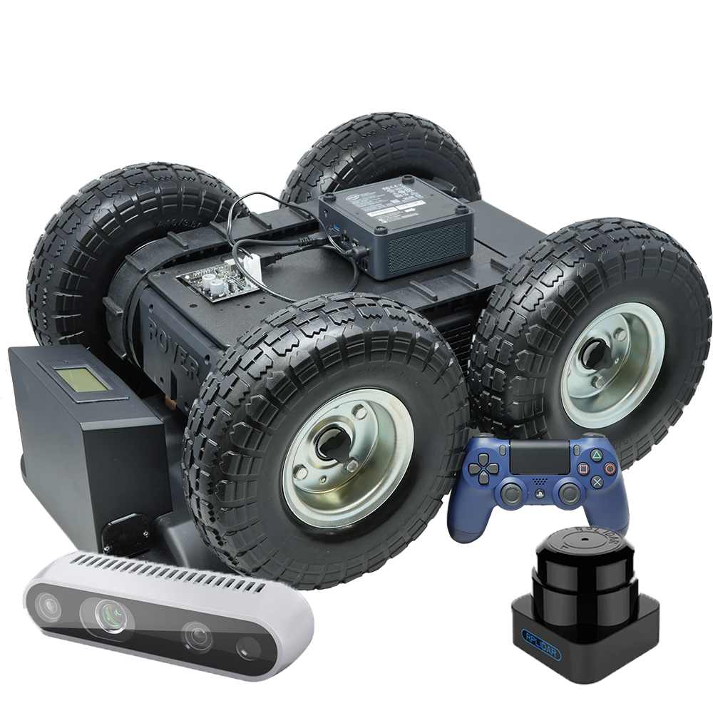 4WD Rover Pro UGV - Outdoor All Terrain ROS2 Robot from Rover Robotics ...
